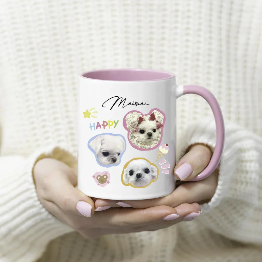 Cute mugs with pet-inspired designs