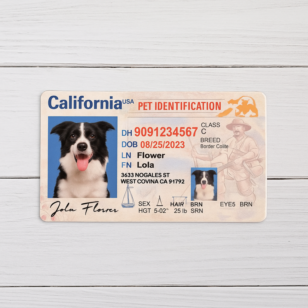 Pet ID License