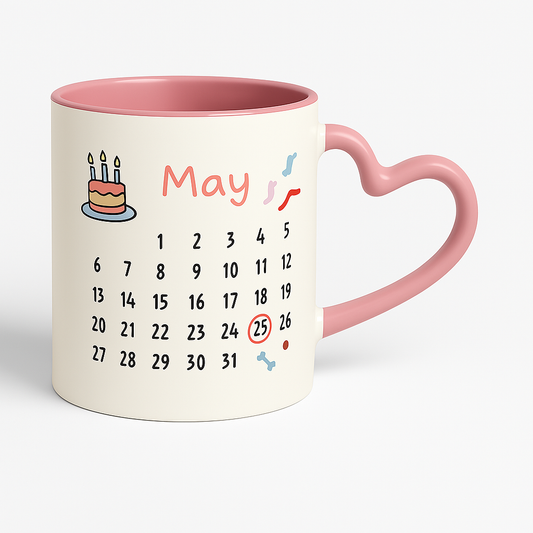 Custom mug with pet image printed dog photo on ceramic