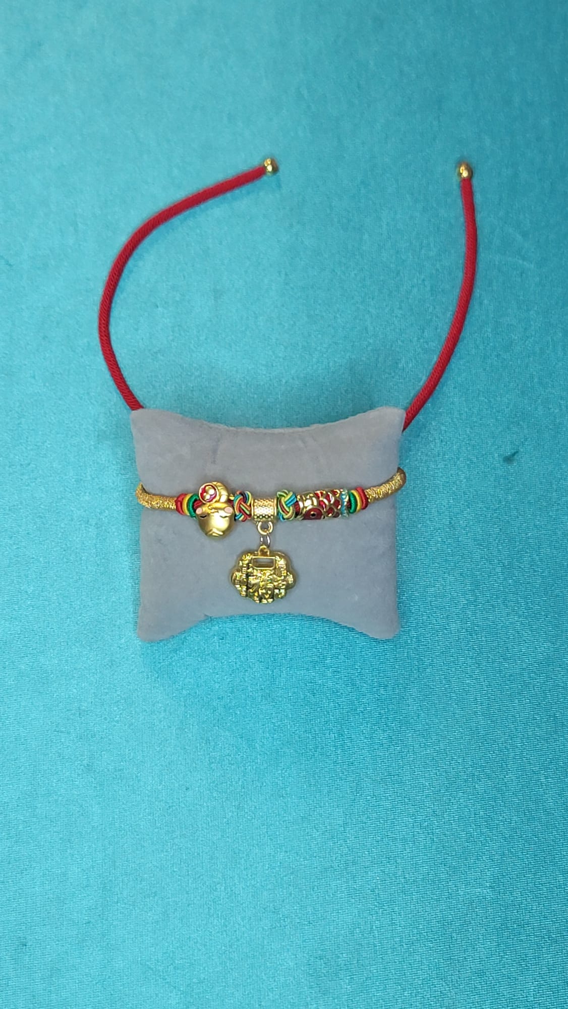 Stylish custom pet necklace on display