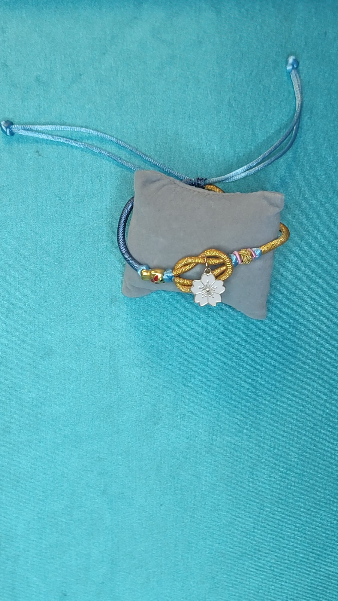 Custom pet necklace shown on female model